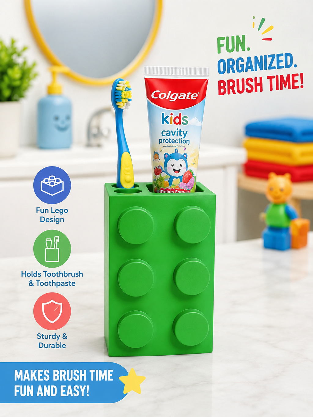 Fun Lego Holder for Kids